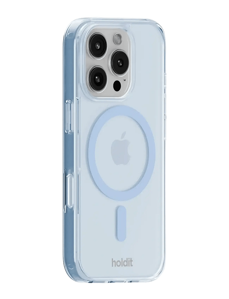 Holdit - Transparent Case Magsafe iPhone 16 Pro Mineral Blue - mobilcovers - mineral blue - 1
