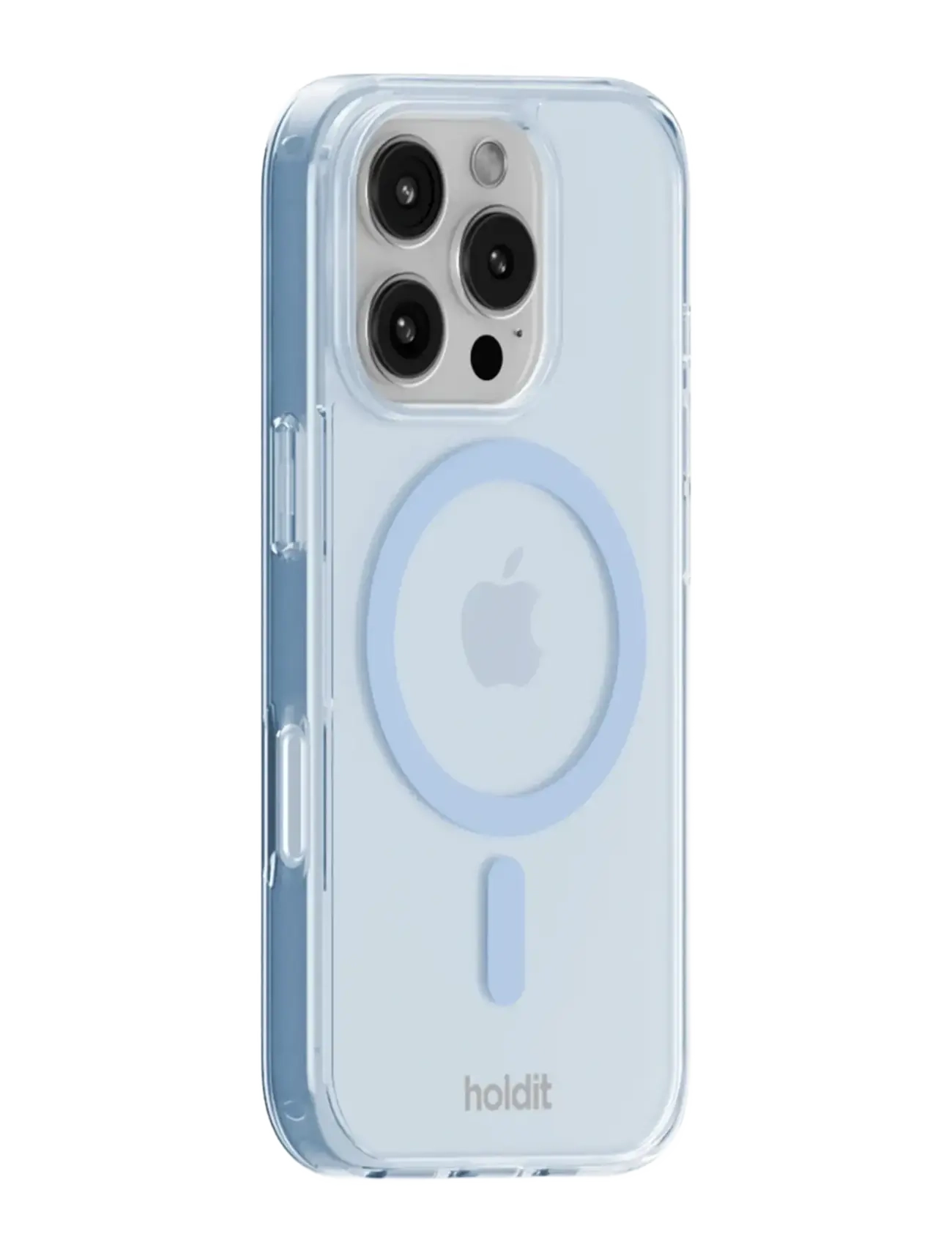 Holdit - Transparent Case Magsafe iPhone 16 Pro Mineral Blue - telefonide ümbrised - mineral blue - 1