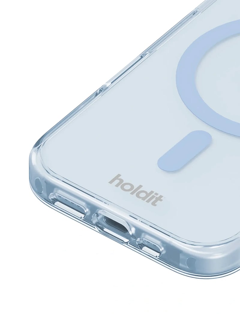 Holdit - Transparent Case Magsafe iPhone 16 Pro Mineral Blue - mobilcovers - mineral blue - 2