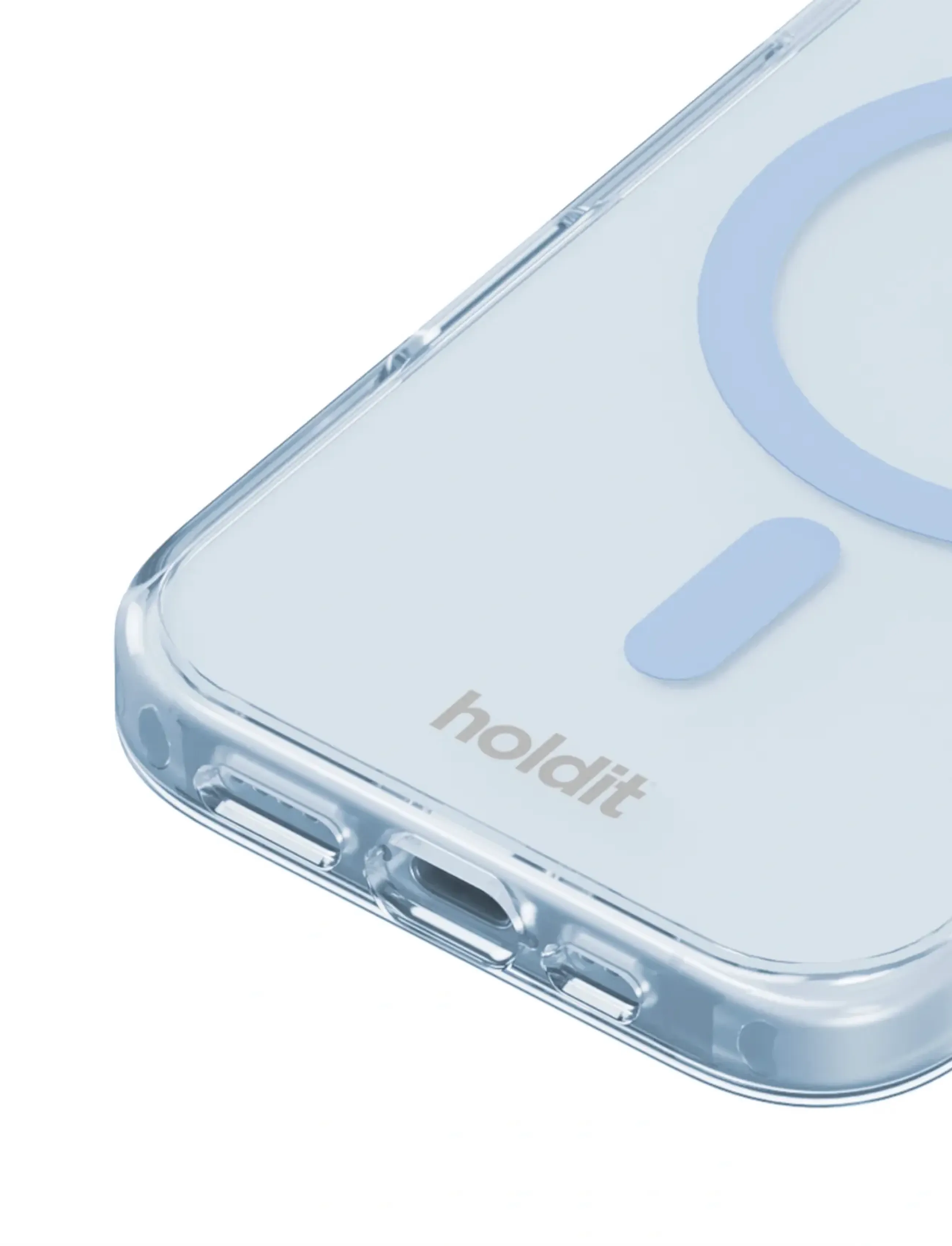 Holdit - Transparent Case Magsafe iPhone 16 Pro Mineral Blue - telefonide ümbrised - mineral blue - 2
