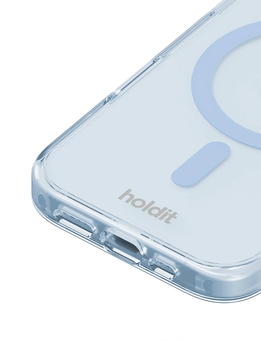 Holdit - Transparent Case Magsafe iPhone 16 Pro Mineral Blue - telefonide ümbrised - mineral blue - 2