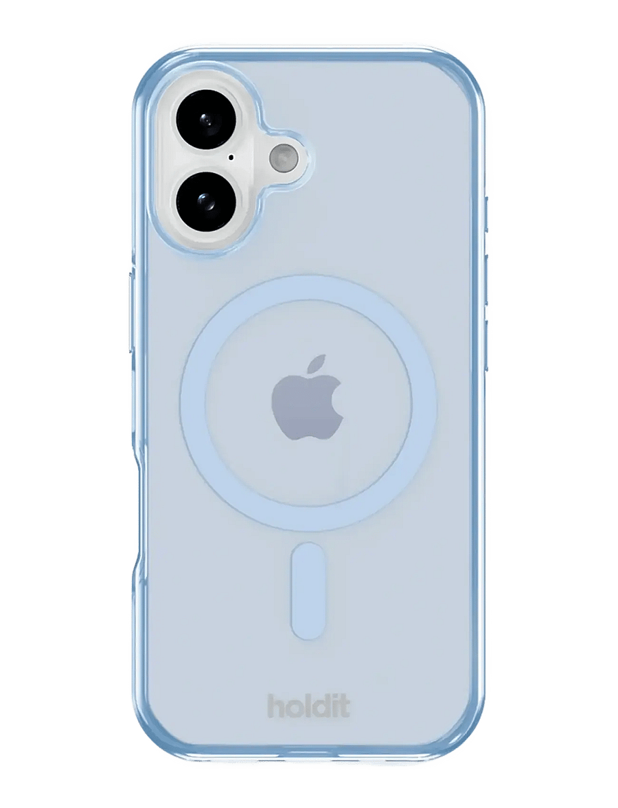 Holdit - Transparent Case Magsafe iPhone 17 Mineral Blue - mobilskal - mineral blue - 0