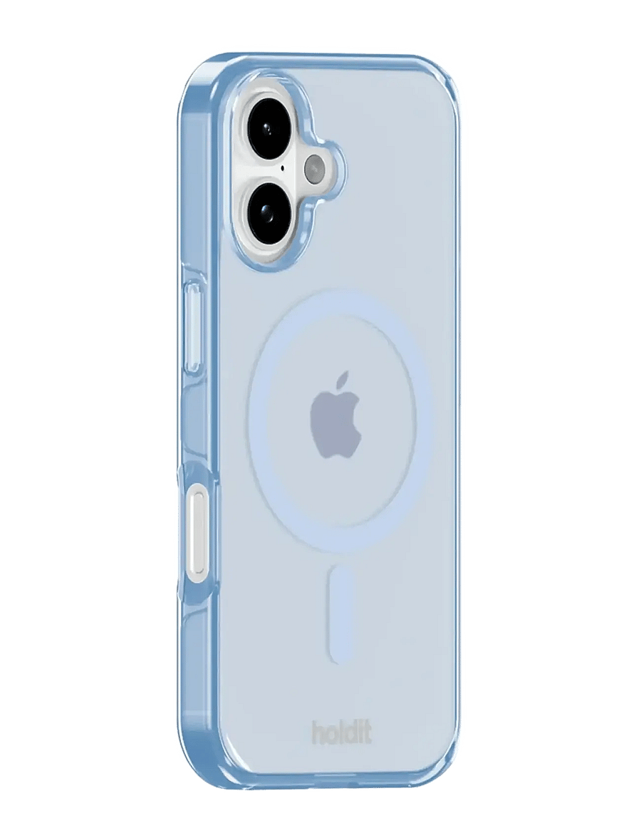 Holdit - Transparent Case Magsafe iPhone 17 Mineral Blue - mobilskal - mineral blue - 1