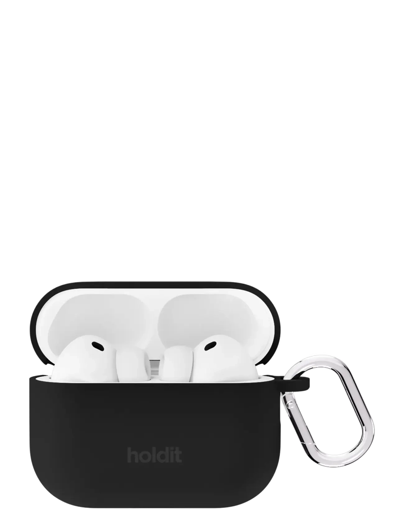 Holdit Silicone Case Solid AirPods Pro 3 - Põhirõivad - BLACK / black