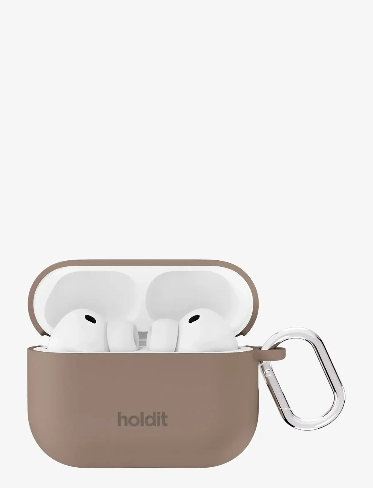 Holdit - Silicone Case Solid AirPods Pro 3 - kopfhörertäschchen - mocha brown - 0