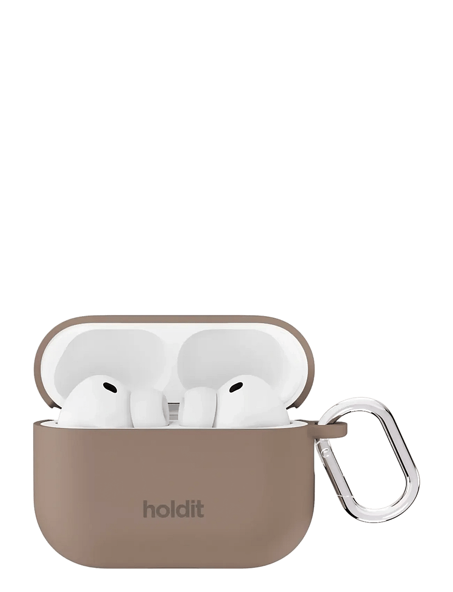 Holdit - Silicone Case Solid AirPods Pro 3 - kopfhörerhüllen - mocha brown - 0