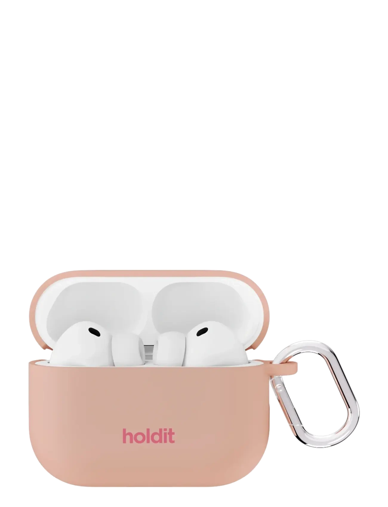 Holdit Silicone Case Solid Airpods Pro 3, AIRPODS PRO 3, Pink, Mobiltilbehør-Covers > Etuier Til Airpods, Dame