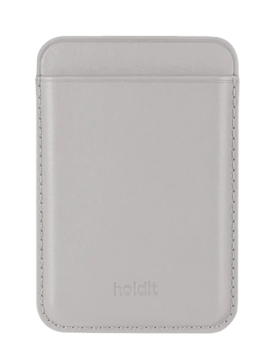 Holdit - Card Holder, MagSafe Compatible Wool Gray - mobilhållare & phone charms - wool gray - 0