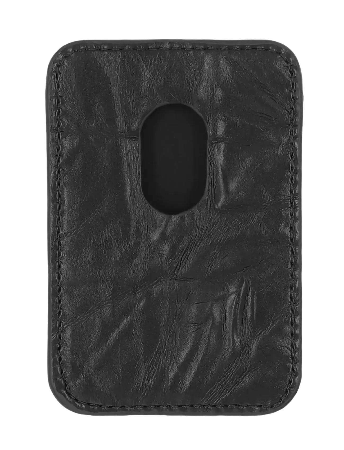 Holdit - Card Holder, MagSafe Compatible - símahaldarar & símaskraut - black crinkle - 1