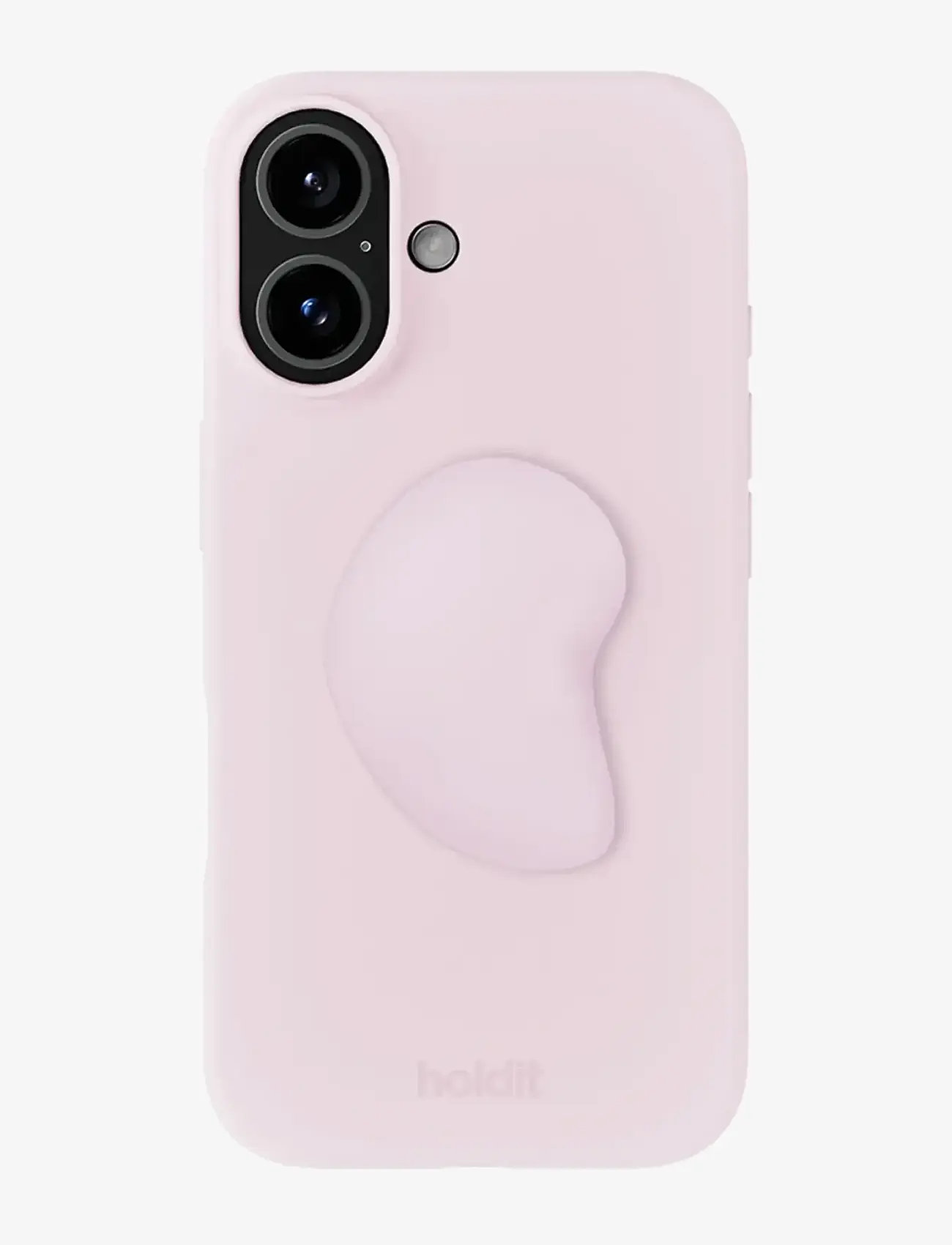 Holdit - Silicone Sticker - mobil stickers - pale pink form, large - 1