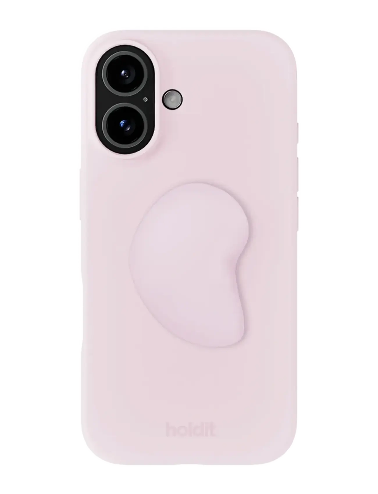 Holdit - Silicone Sticker - mobilstickers - pale pink form, large - 1