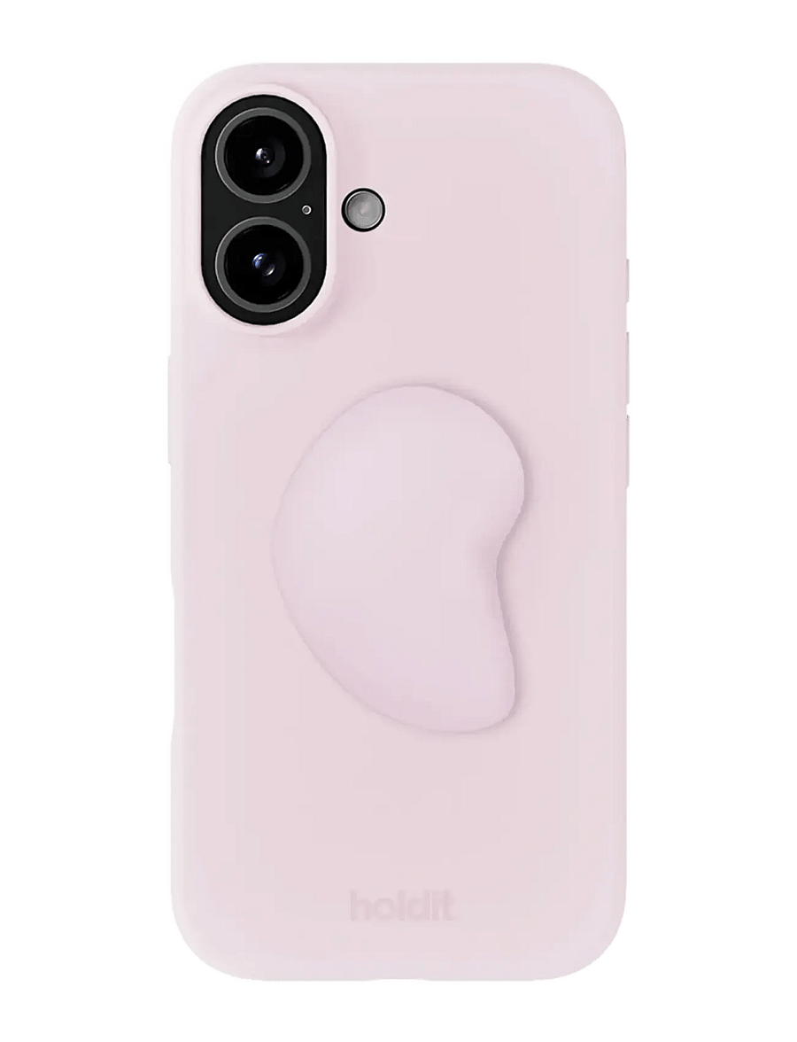 Holdit - Silicone Sticker - mobilstickers - pale pink form, large - 1