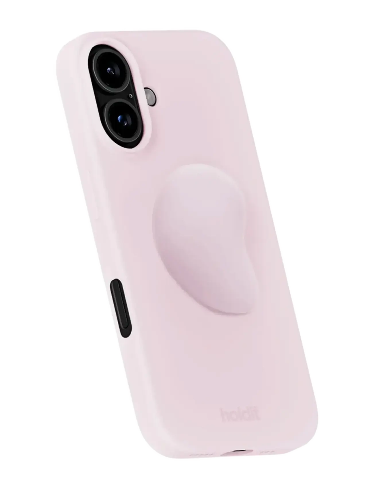 Holdit - Silicone Sticker - mobilstickers - pale pink form, large - 2