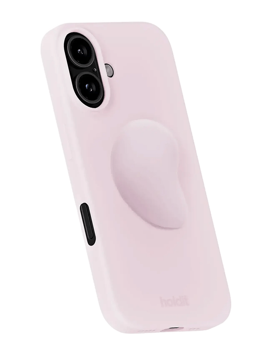 Holdit - Silicone Sticker - mobilstickers - pale pink form, large - 2
