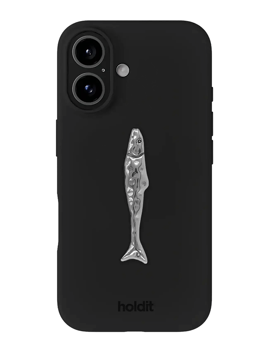 Holdit - Metal Sticker - handysticker - stainless steel fish - 1
