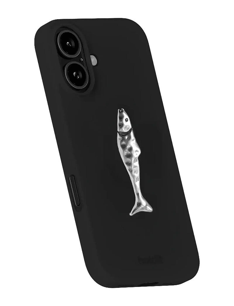 Holdit - Metal Sticker - mobilstickers - stainless steel fish - 2