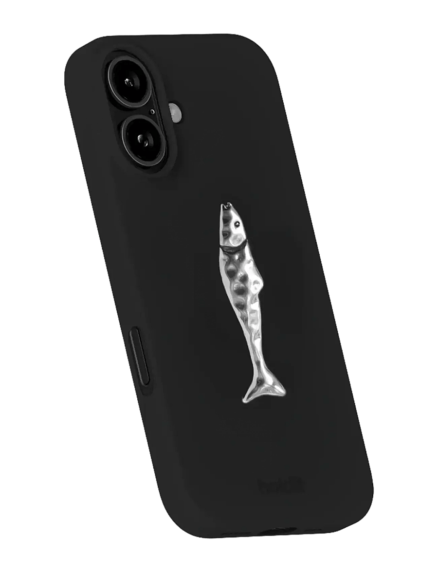 Holdit - Metal Sticker - handysticker - stainless steel fish - 2