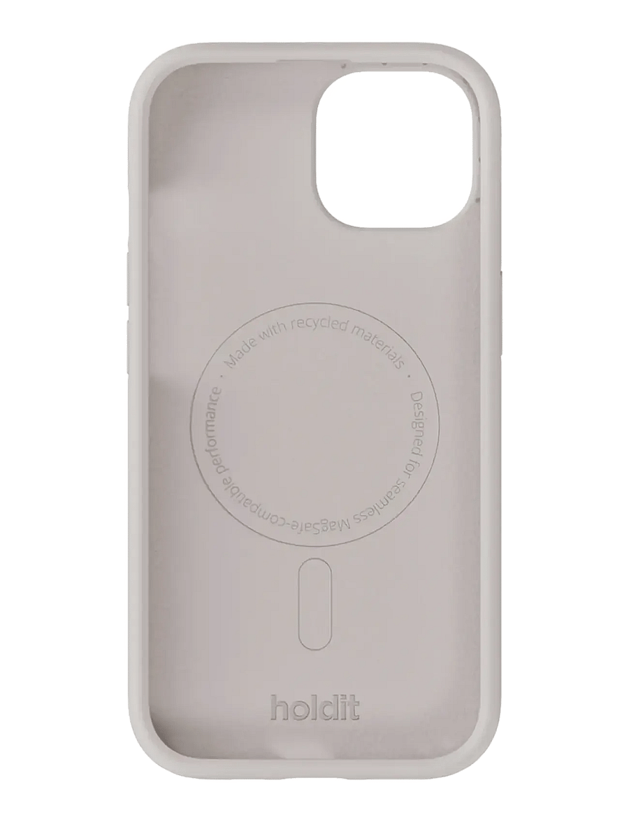 Holdit - Silicone C. Magsafe Cpt. IPH 17e/16e/15/14/13 - mobilskal - wool gray - 1