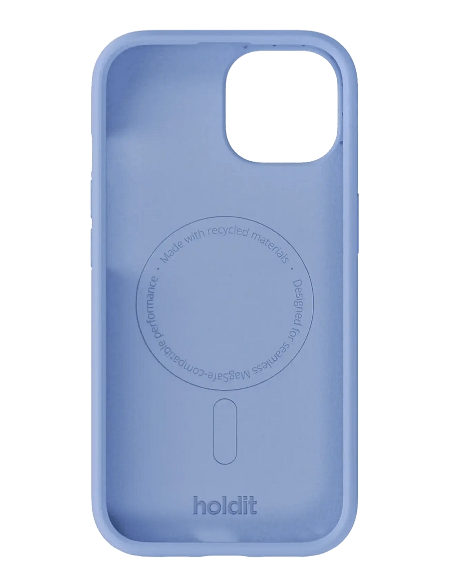 Holdit - Silicone C. Magsafe Cpt. IPH 17e/16e/15/14/13 - telefona vāciņi - soft cobalt - 1