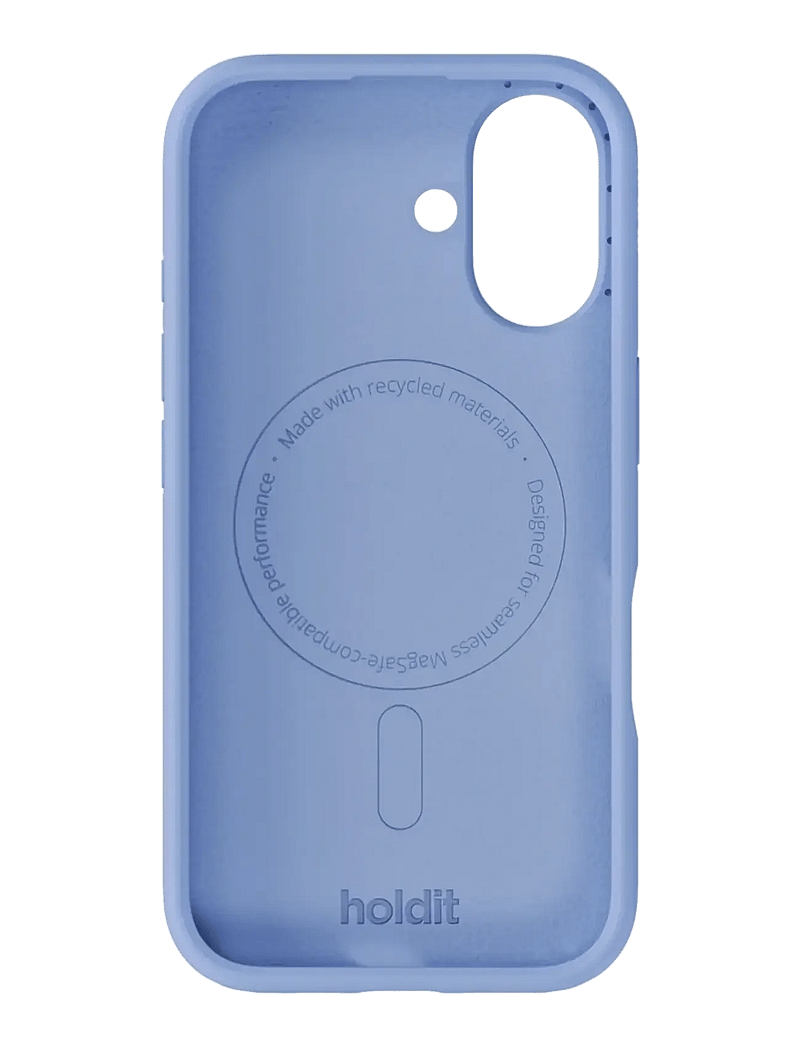 Holdit - Silicone Case Magsafe Cpt. IPH 16 - mobilskal - soft cobalt - 1