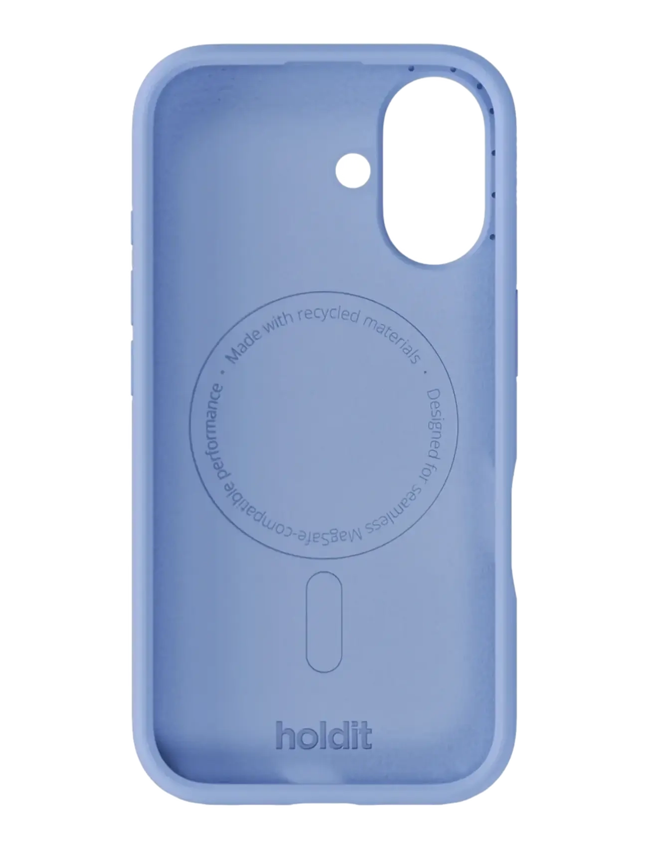 Holdit - Silicone Case Magsafe Cpt. IPH 16 - telefona vāciņi - soft cobalt - 1