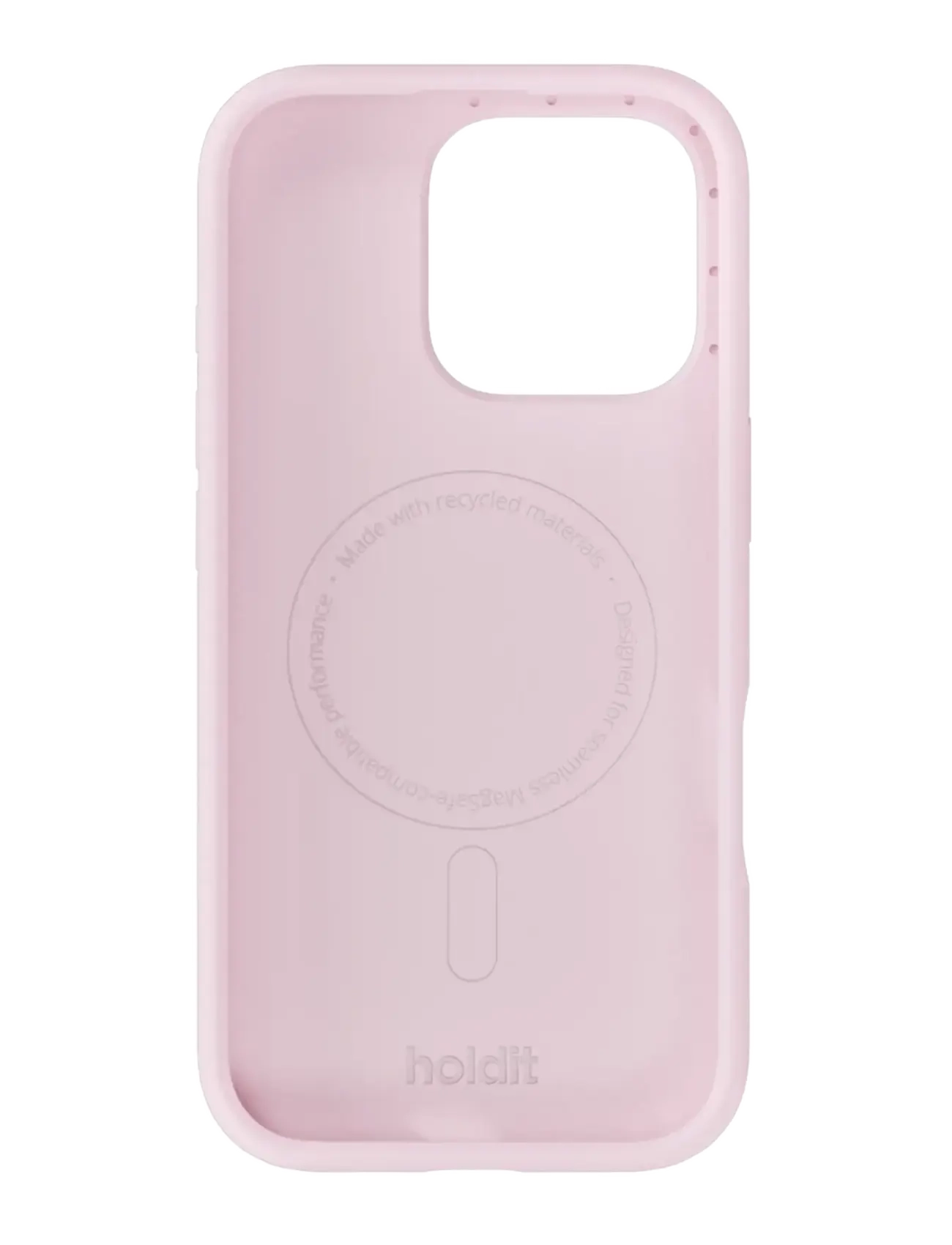 Holdit - Silicone Case Magsafe Cpt. IPH 16 Pro - telefonide ümbrised - pale pink - 2