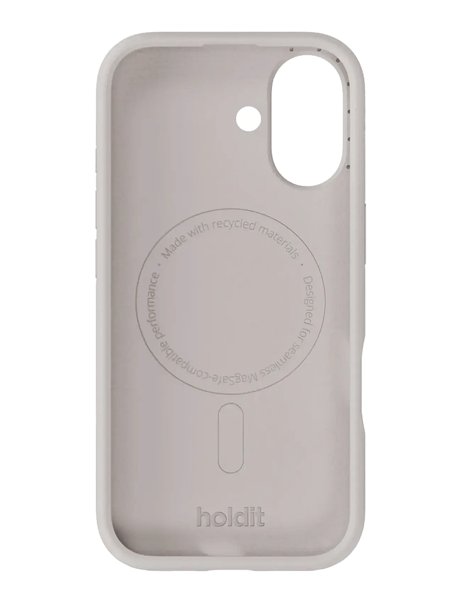 Holdit - Silicone Case Magsafe Cpt. IPH 17 - telefonų dėklai - wool gray - 1