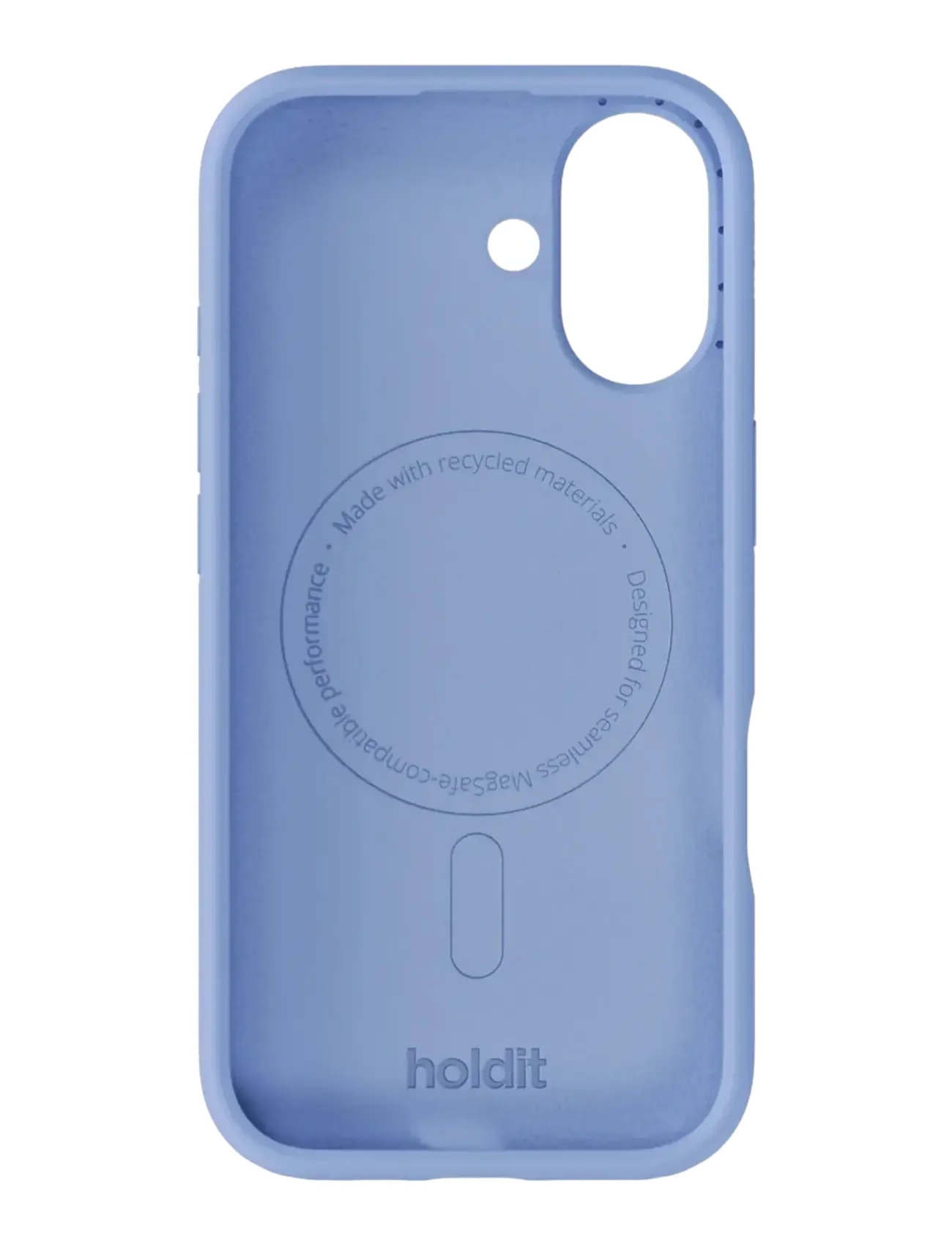 Holdit - Silicone Case Magsafe Cpt. IPH 17 - mobilskal - soft cobalt - 1