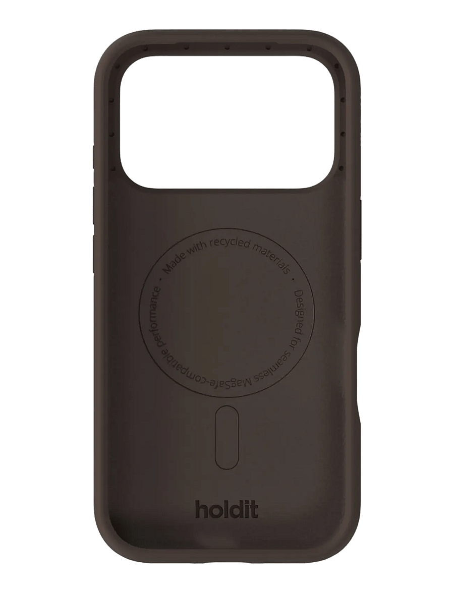 Holdit - Silicone Case MagSafe Compatible iPhone 17 Pro - phone cases - chocolate - 2
