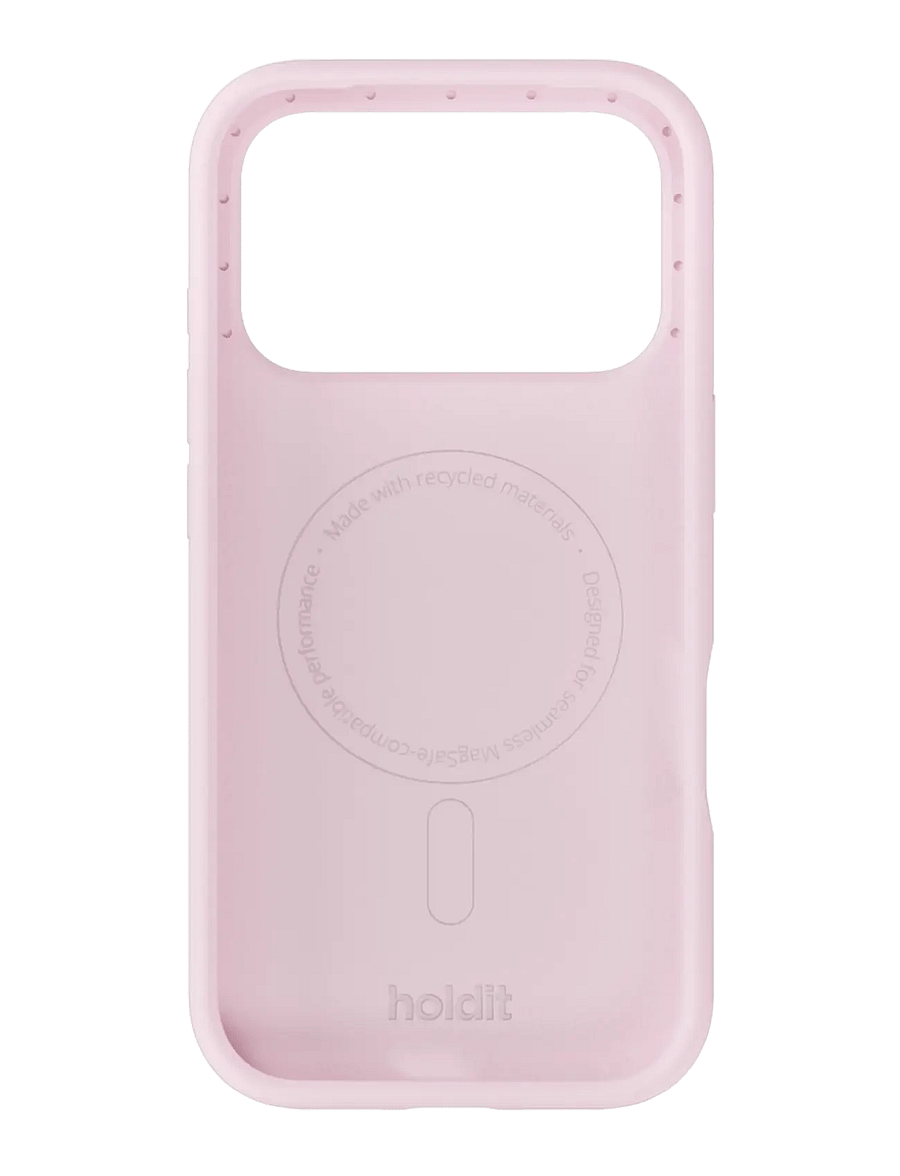Holdit - Silicone Case Magsafe Cpt. IPH 17 Pro Max - phone cases - pale pink - 1