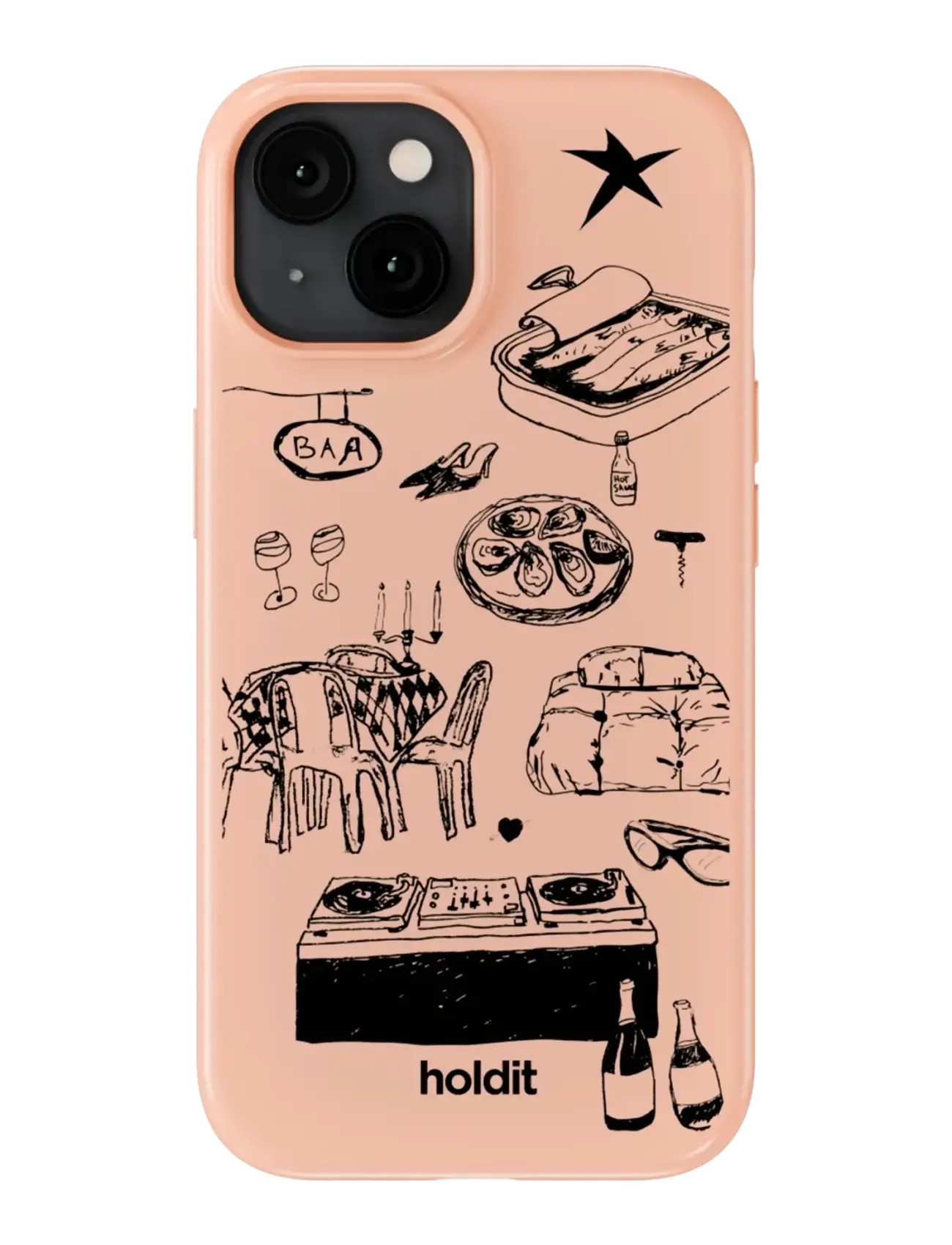 Holdit Graphic Case Magsafe Cpt. Iph17E/16E/15/14/13, IPHONE 17E/16E/15-14/13, Mobile Accessories-covers, Rosa - Phone Cases, Frauen