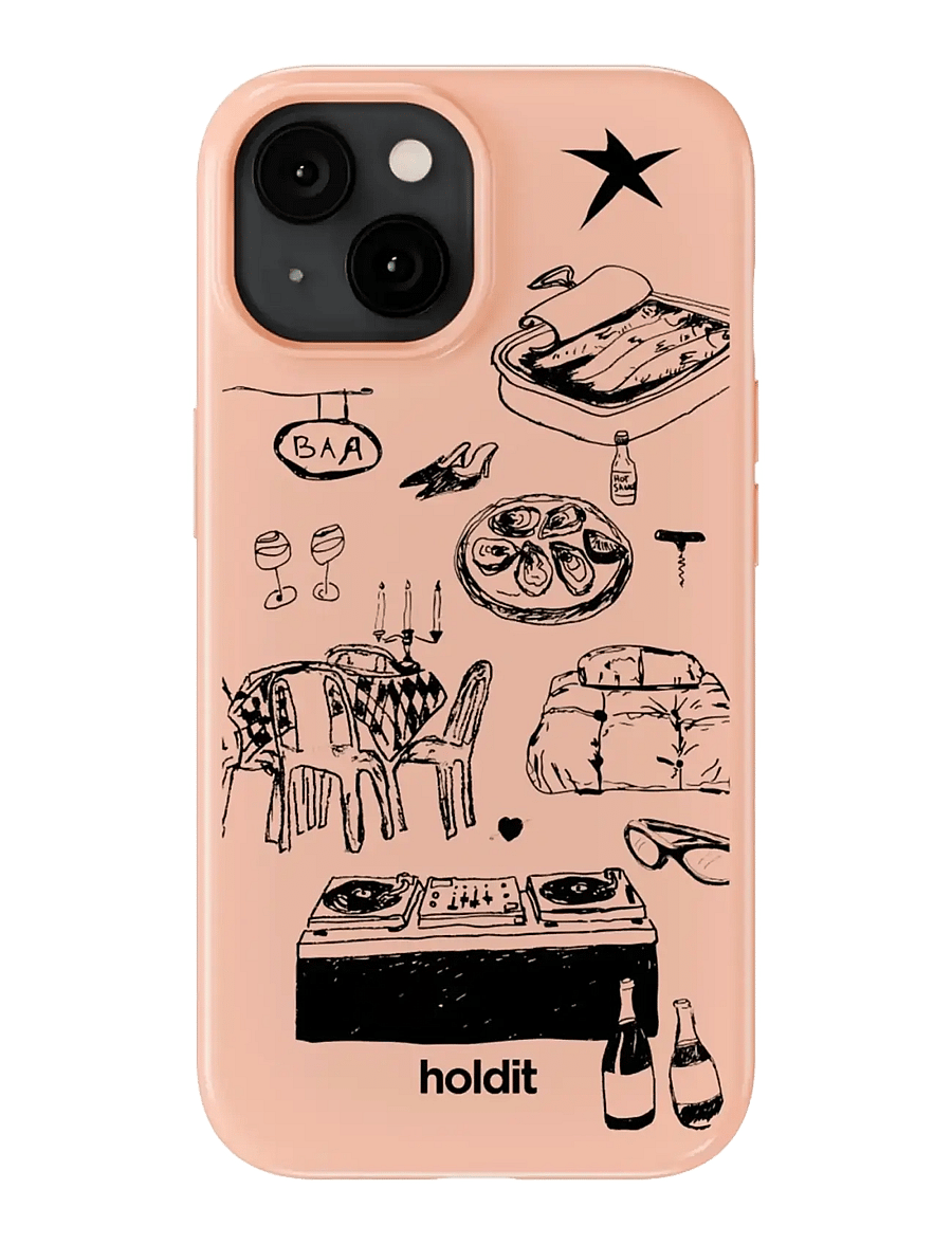 Holdit - Graphic Case MagSafe Cpt. IPH17e/16e/15/14/13 - handyhüllen - bare pink - 0