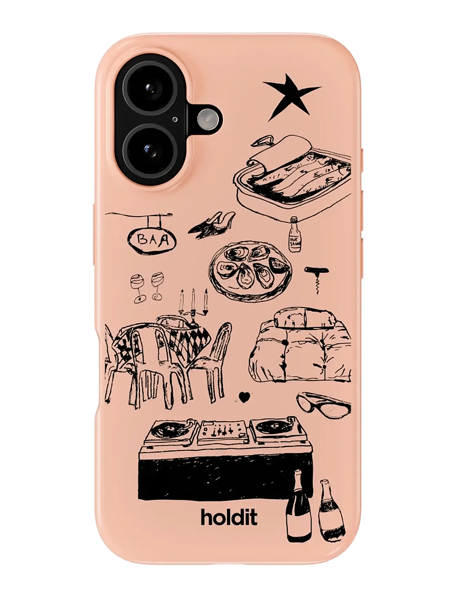Holdit - Graphic Case MagSafe Cpt. IPH 16 - mobiele telefoon hoesjes - bare pink - 0