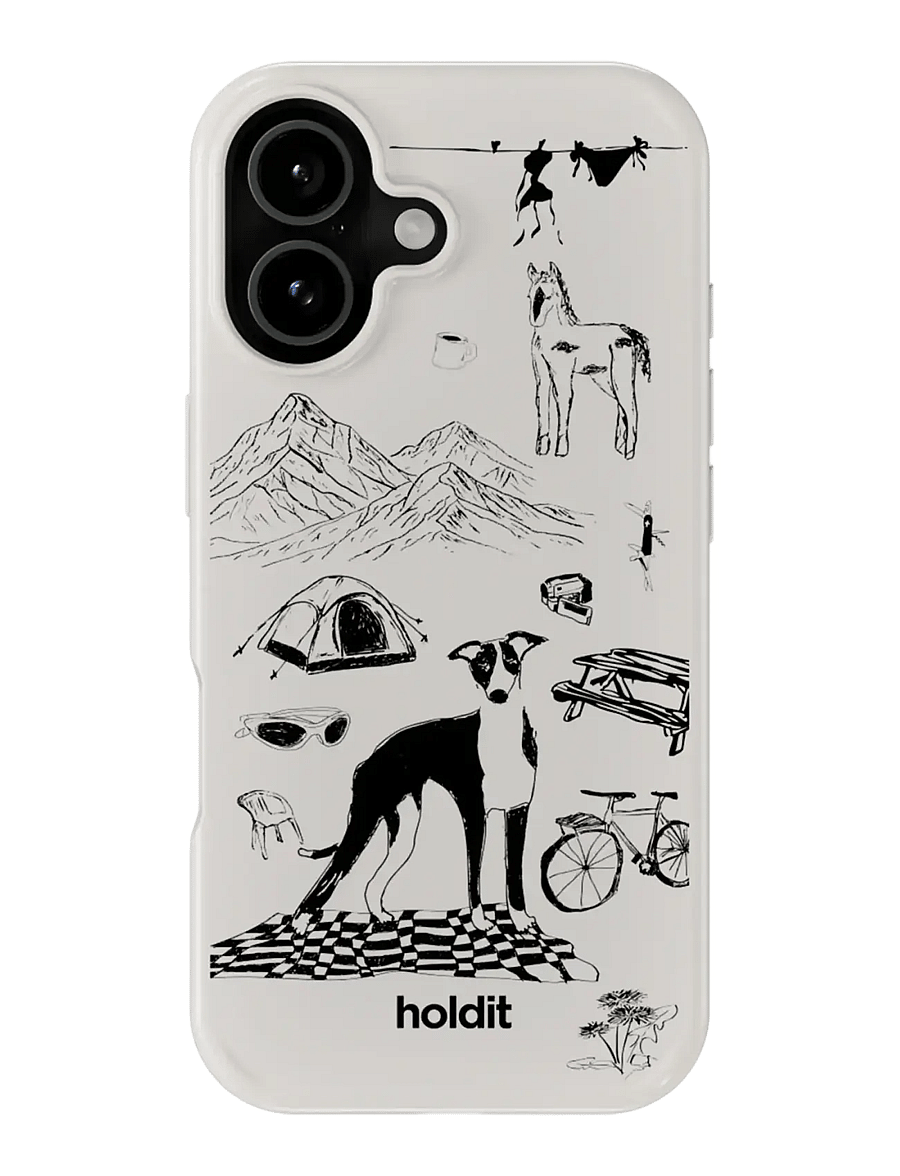 Holdit - Graphic Case MagSafe Cpt. IPH 17 - handyhüllen - wool gray - 0