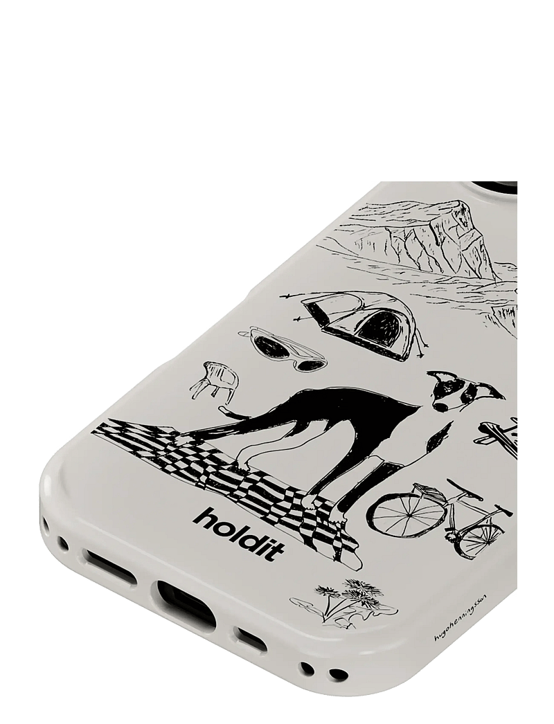 Holdit - Graphic Case MagSafe Cpt. IPH 17 - mobilskal - wool gray - 3