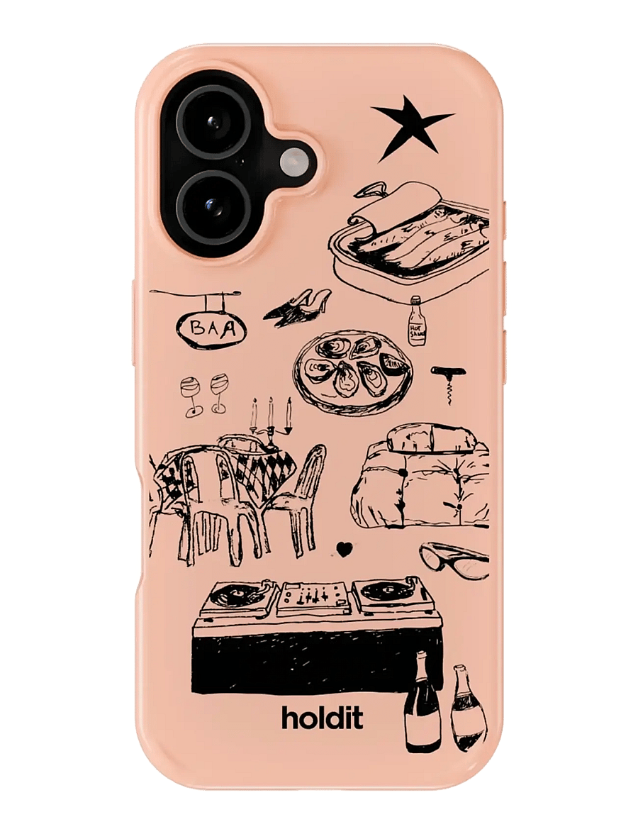 Holdit - Graphic Case MagSafe Cpt. IPH 17 - telefonų dėklai - bare pink - 0