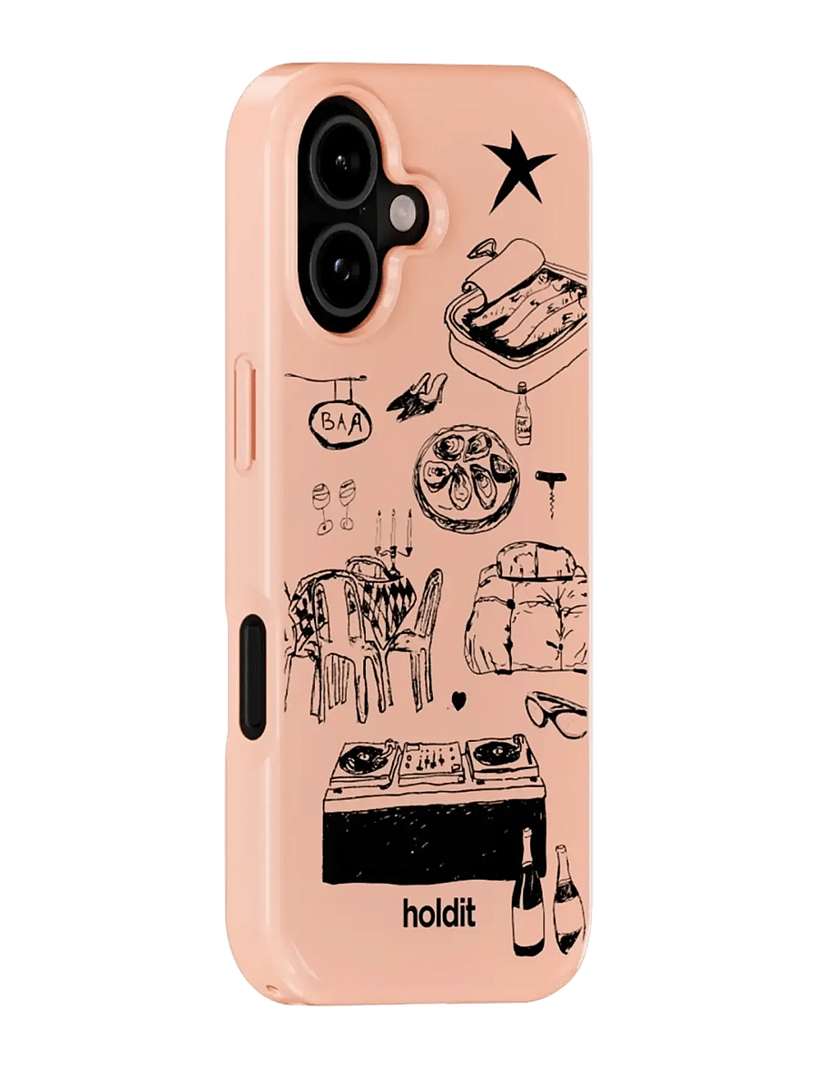 Holdit - Graphic Case MagSafe Cpt. IPH 17 - telefonų dėklai - bare pink - 2
