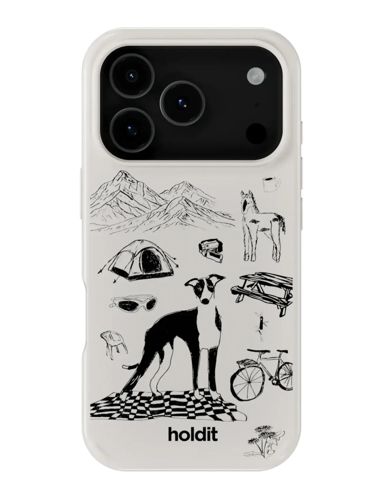 Holdit Graphic Case Magsafe Cpt. Iph 17 Pro, IPHONE 17PRO, Mobile Accessories-covers, Grau - Phone Cases, Frauen
