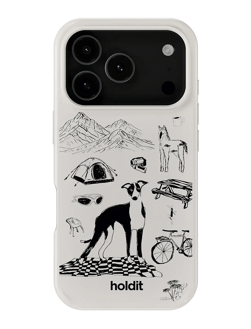Holdit - Graphic Case MagSafe Cpt. IPH 17 Pro - mobilcovers - wool gray - 0