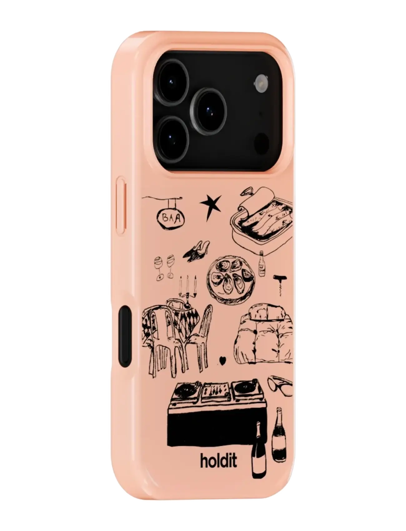 Holdit - Graphic Case MagSafe Cpt. IPH 17 Pro - handycover - bare pink - 1