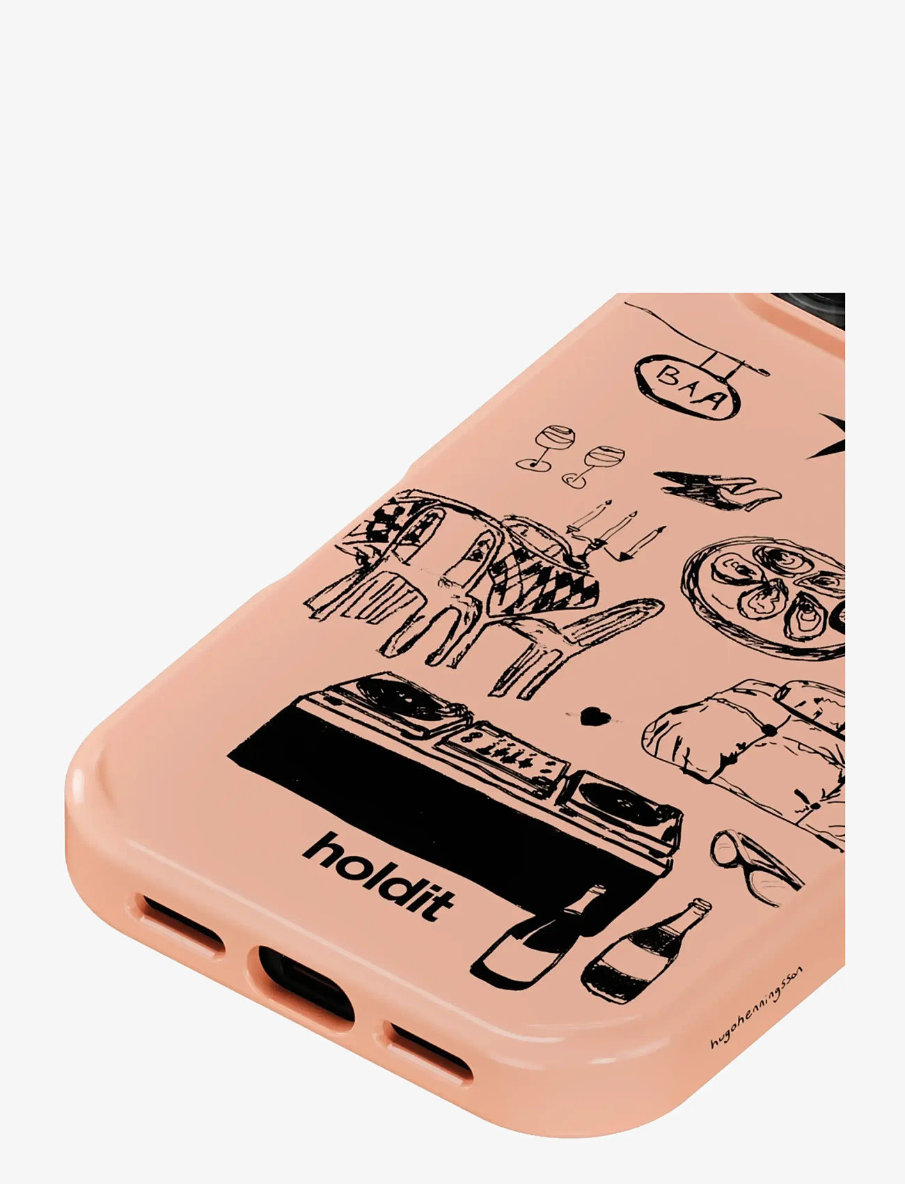Holdit - Graphic Case MagSafe Cpt. IPH 17 Pro - mobilskal - bare pink - 2