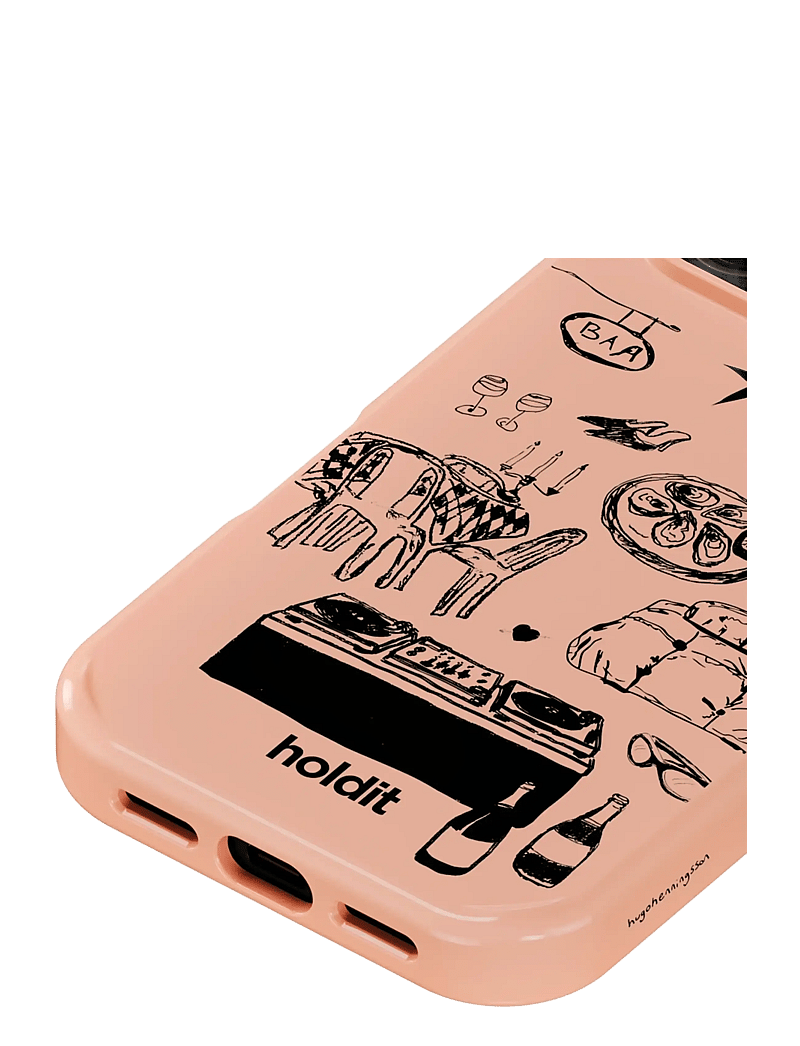 Holdit - Graphic Case MagSafe Cpt. IPH 17 Pro - mobilskal - bare pink - 2