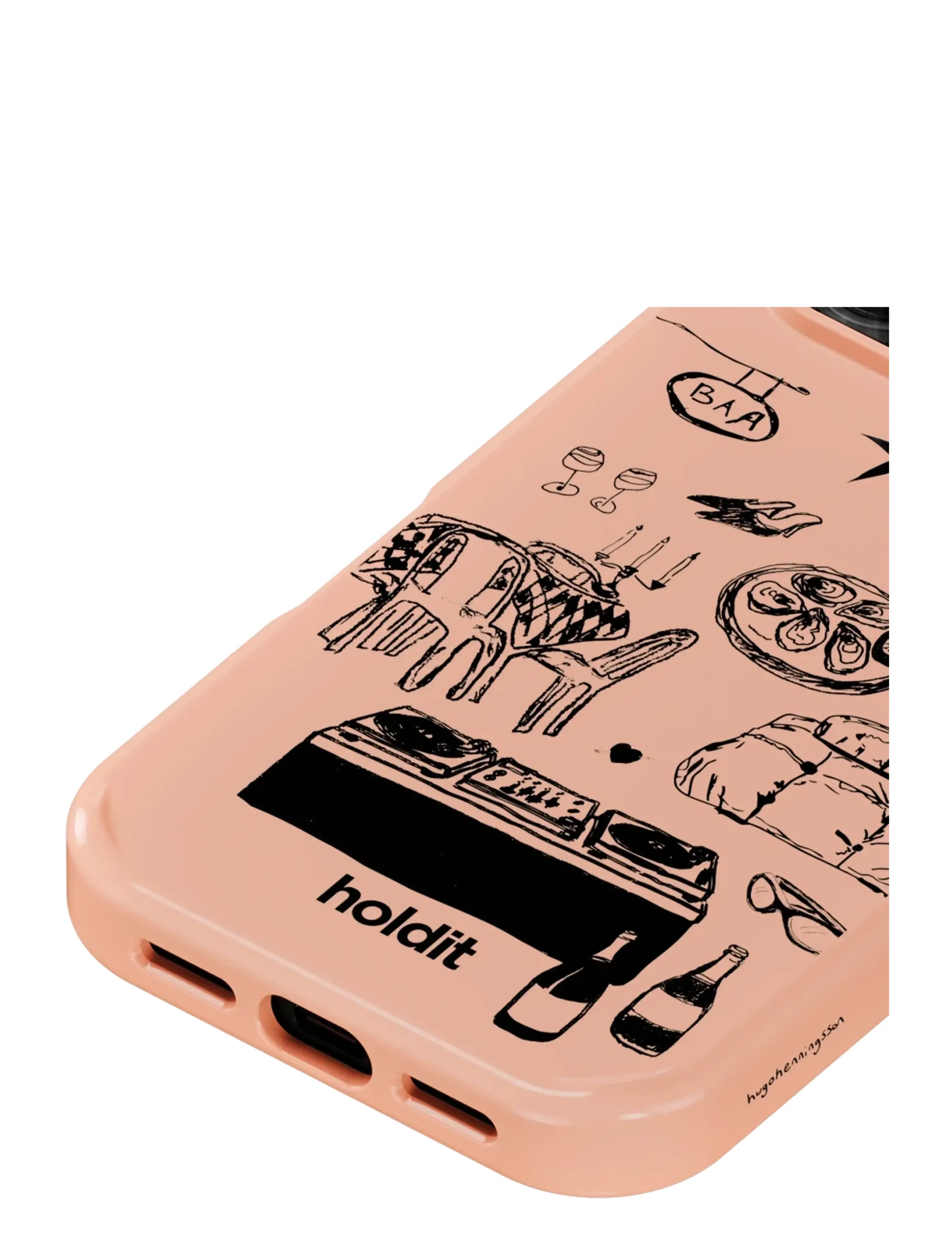 Holdit - Graphic Case MagSafe Cpt. IPH 17 Pro - coque de téléphone - bare pink - 2