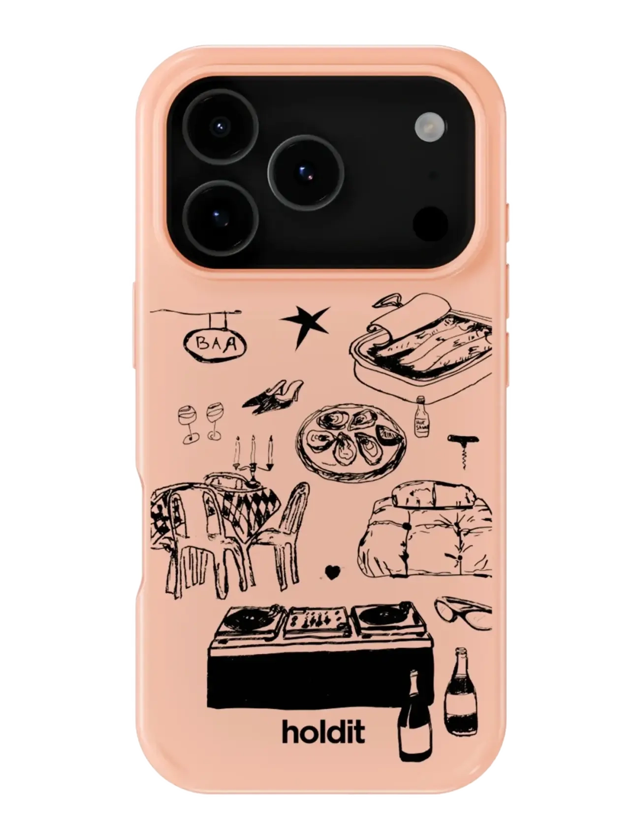 Holdit Graphic Case Magsafe Cpt. Iph 17 Promax, IPHONE 17PRO MAX, Mobile Accessories-covers, Rosa - Phone Cases, Frauen
