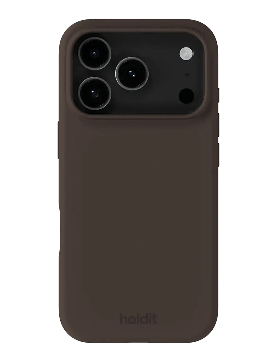 Holdit - Silicone Case iPhone 17 Pro - telefonide ümbrised - chocolate - 0
