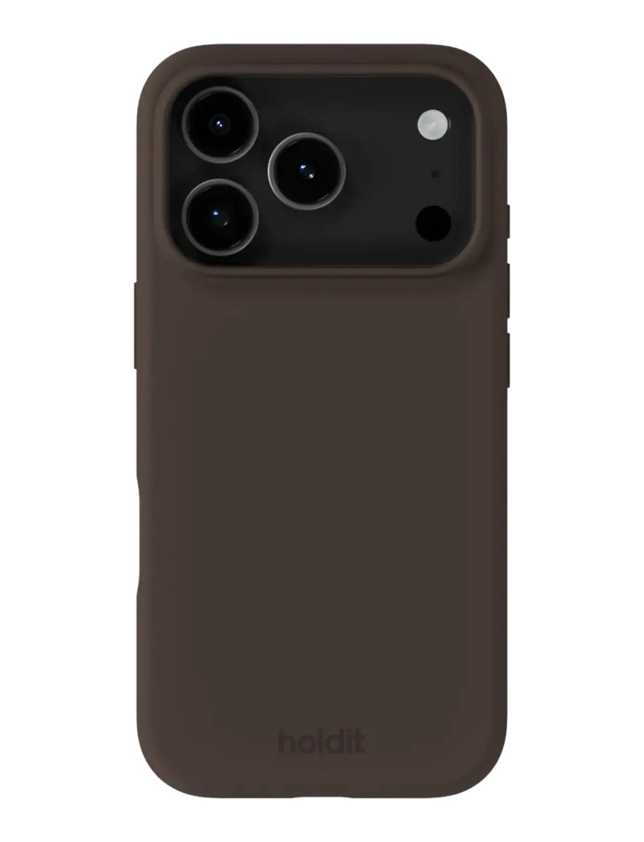 Holdit Silicone Case iPhone 17 Pro Max - Põhirõivad - CHOCOLATE / brown