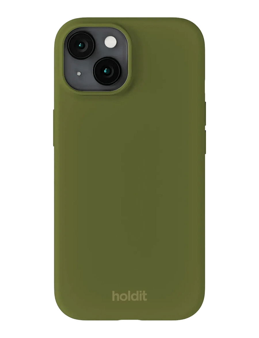 Holdit - Silicone Case iPhone 14/13 - telefonide ümbrised - pickled green - 0