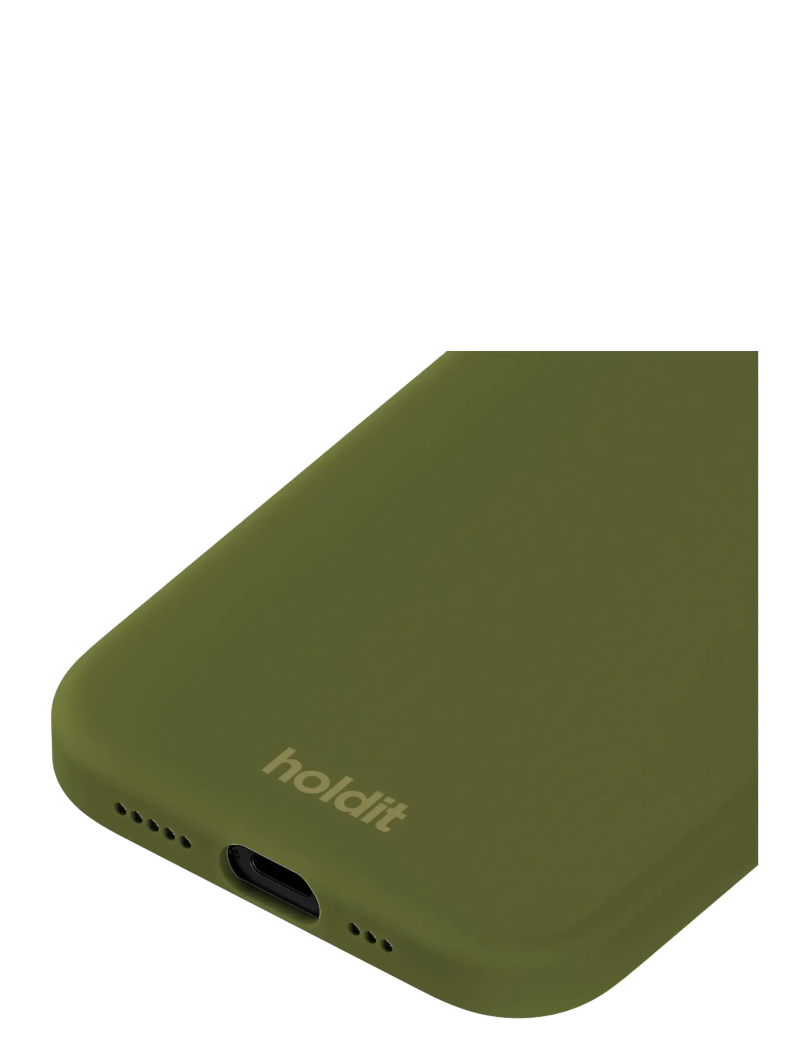 Holdit - Silicone Case iPhone 14/13 - telefonide ümbrised - pickled green - 1