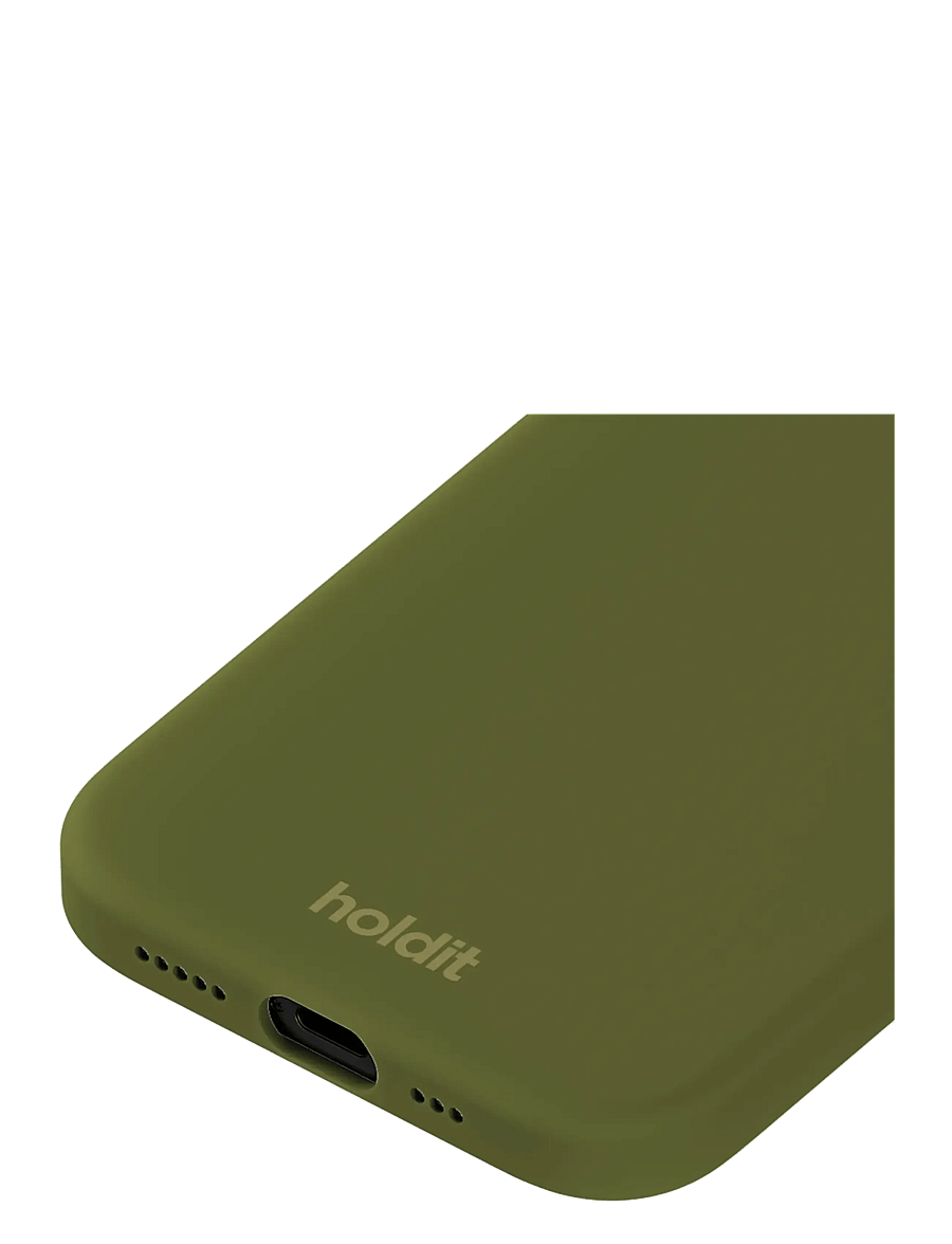 Holdit - Silicone Case iPhone 14/13 - telefonide ümbrised - pickled green - 1