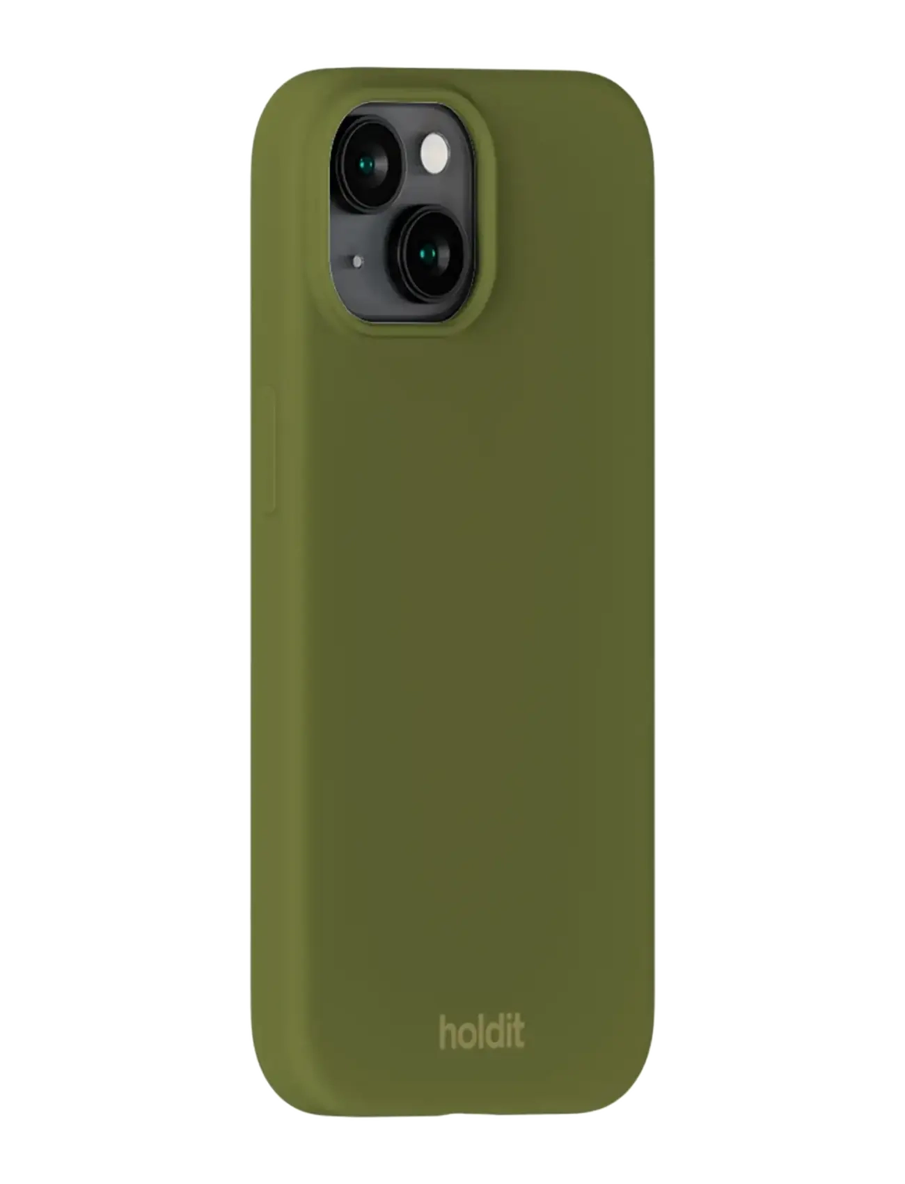 Holdit - Silicone Case iPhone 15 - telefonide ümbrised - pickled green - 1